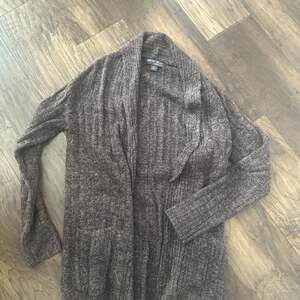 Barefoot Dreams CozyChic Lite Montecito Cardigan Heathered Charcoal XS